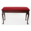 Woodhouse MS501 - duet piano bench with fully upholstered seat. Fixed height with music storage. Choice of leg available.