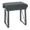 Woodhouse MS703 - solo piano stool with metal frame. Adjustable height without music storage. 
