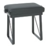 Woodhouse MS703 - solo piano stool with metal frame. Adjustable height without music storage.